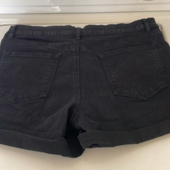 Highway Jeans Cuffed Black Gun Metal Rivets Sz 11/12 - Picture 7 of 8